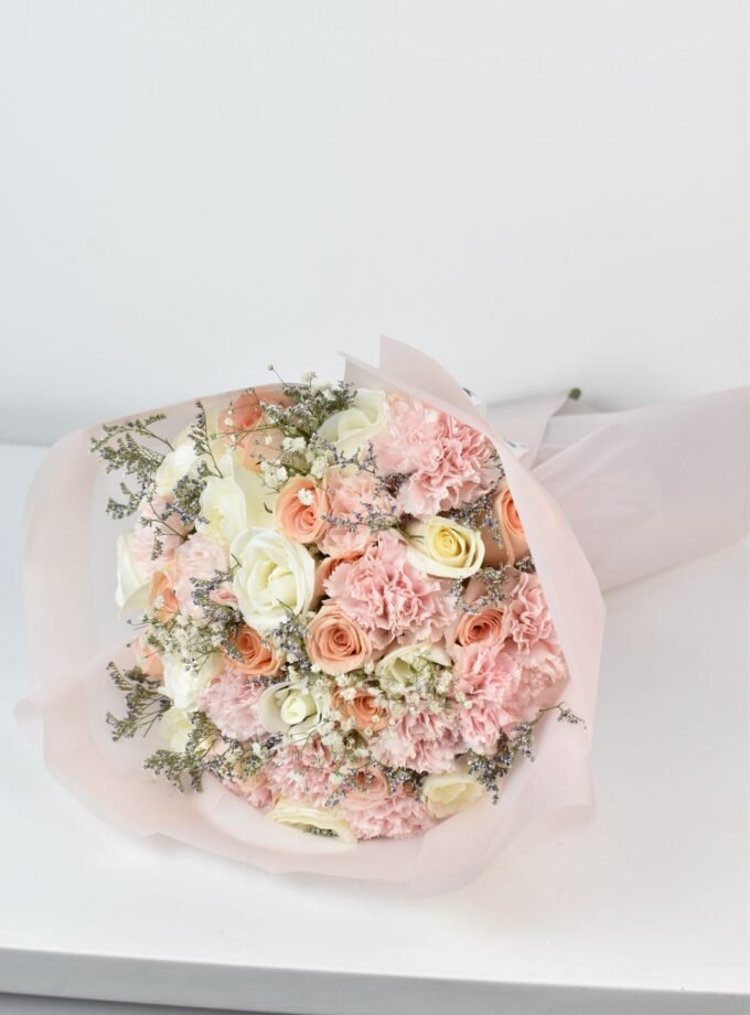 Bouquet de Rosas y Claveles