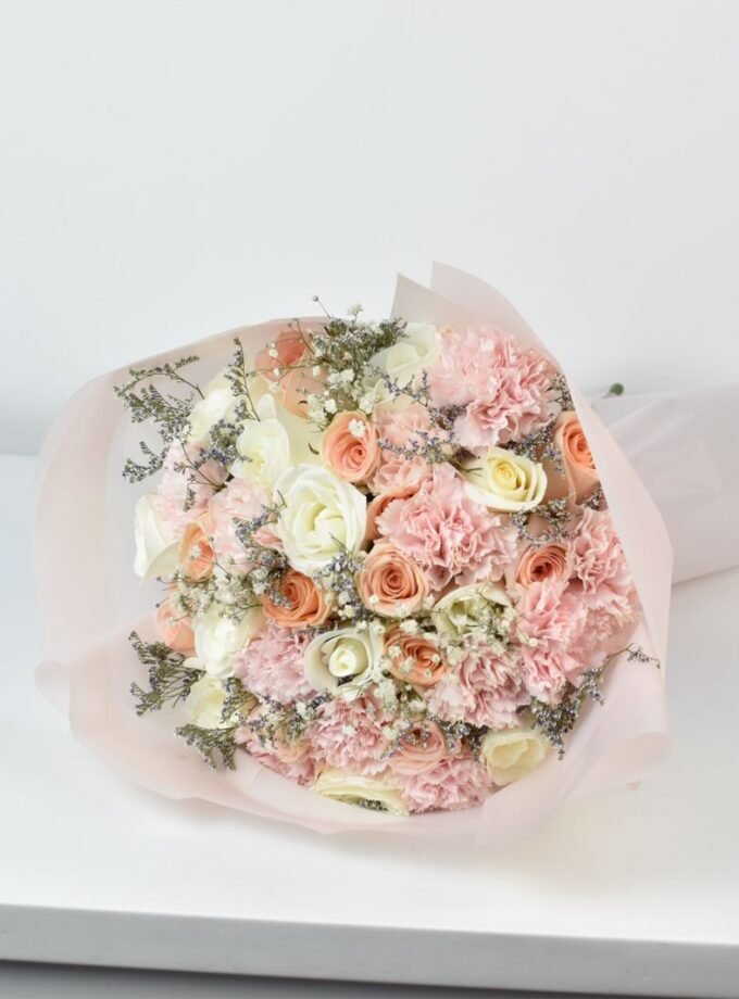 Bouquet de Rosas y Claveles