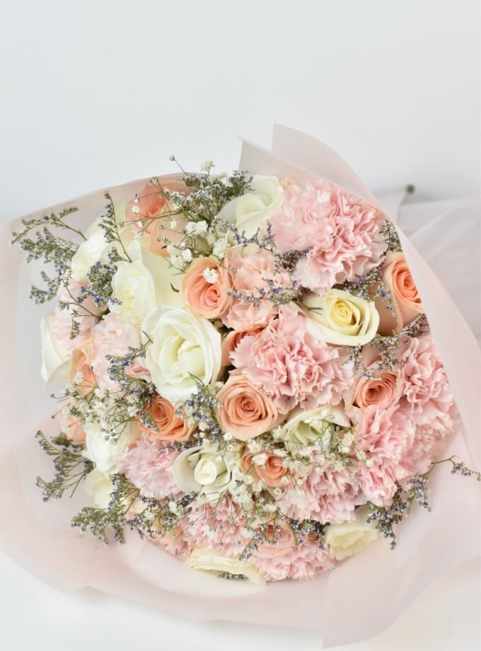 Bouquet de Rosas y Claveles