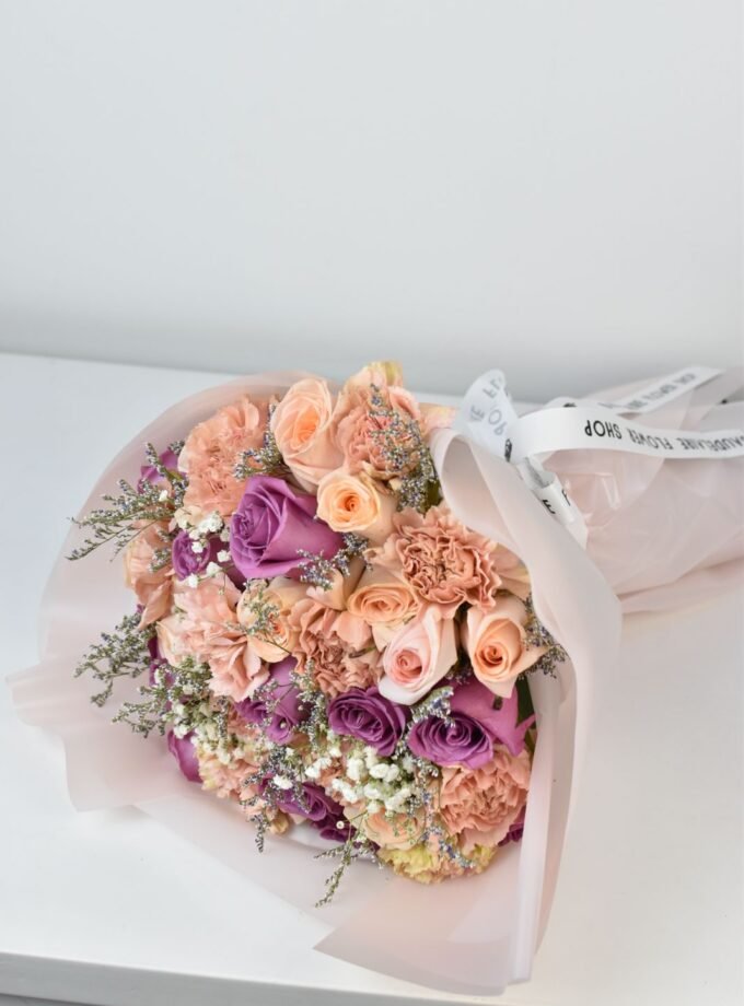 Bouquet de Rosas y Claveles