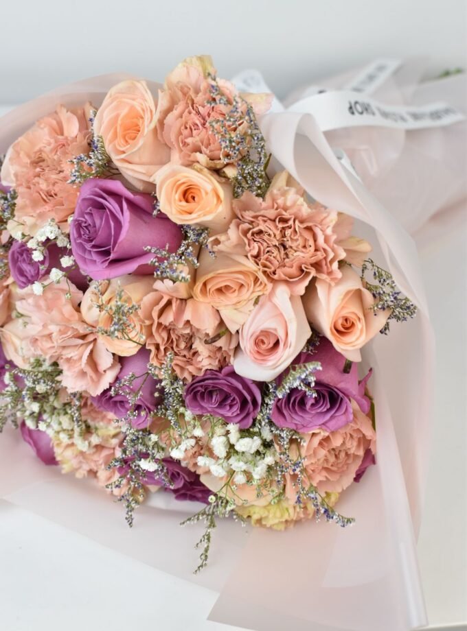 Bouquet de Rosas y Claveles