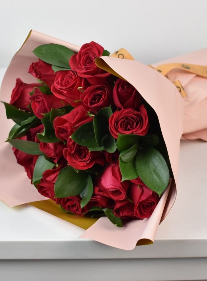 Bouquet de 24 Rosas Rojas