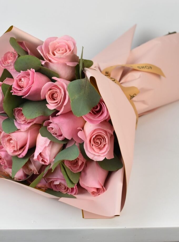 Bouquet de 24 Rosas Rosadas