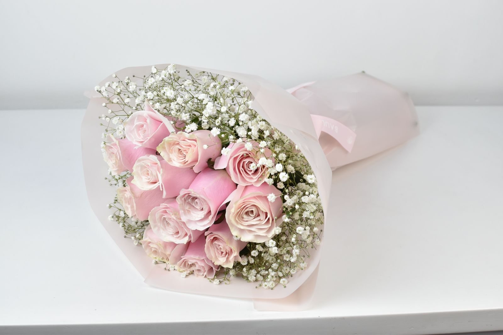 Bouquet de 12 Rosas Rosadas - Image 3