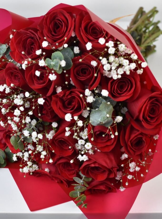 Bouquet de 24 Rosas Rojas