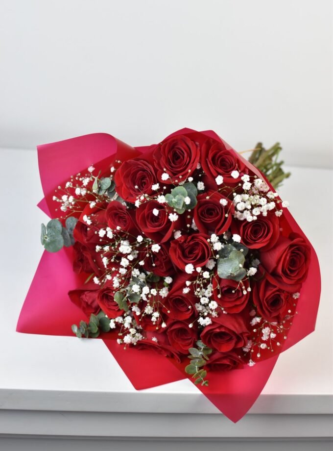 Bouquet de 24 Rosas Rojas