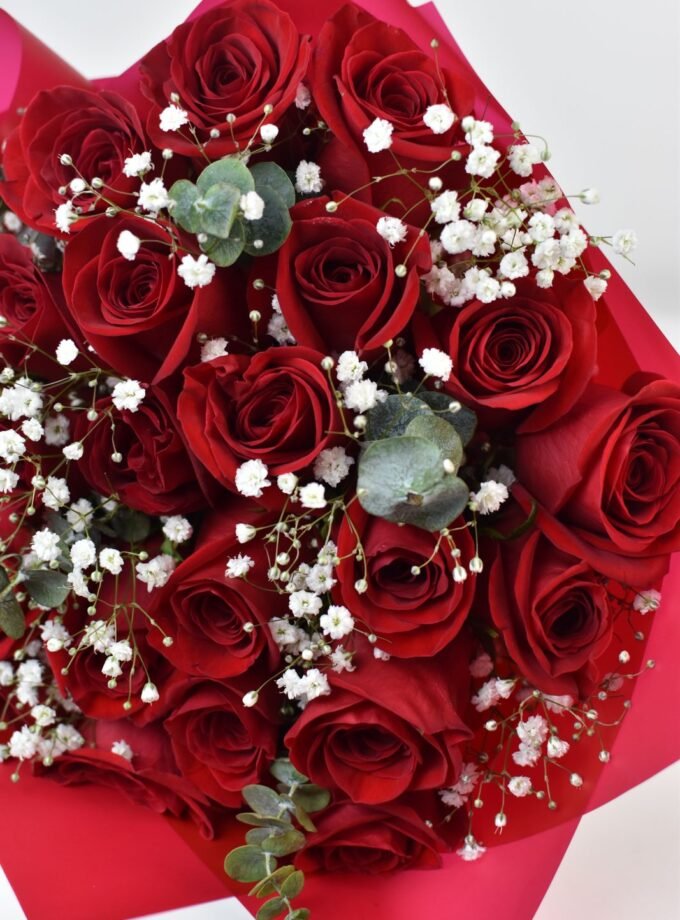 Bouquet de 24 Rosas Rojas